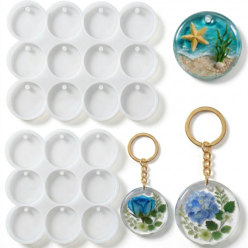 Serving Tray Mold - 2 формы для брелоков из смолы,
