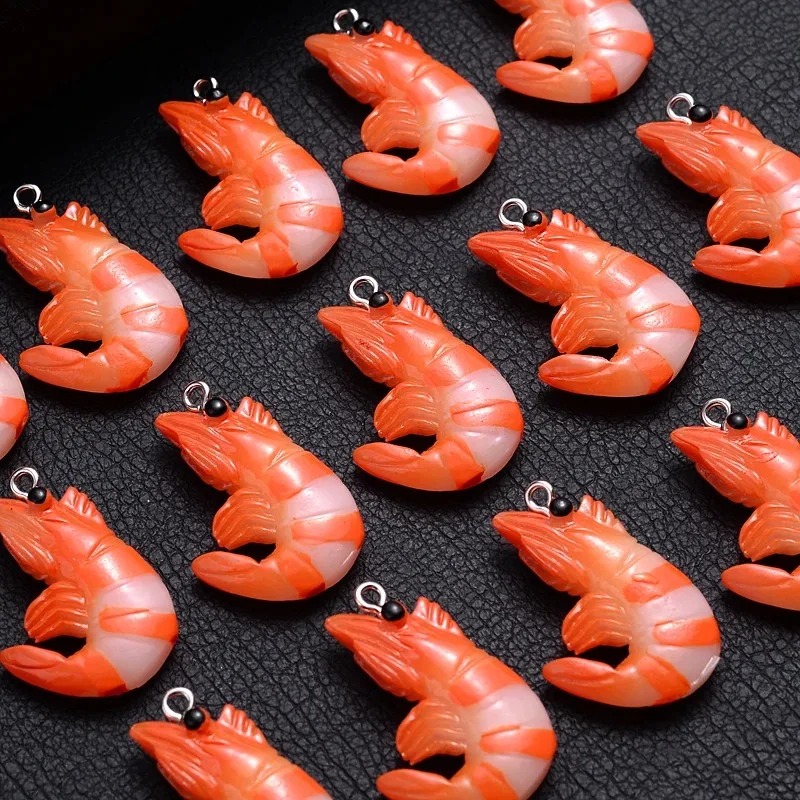 Resin Craft Supplies - 10 шт. 3D-подвесок в виде лобстера