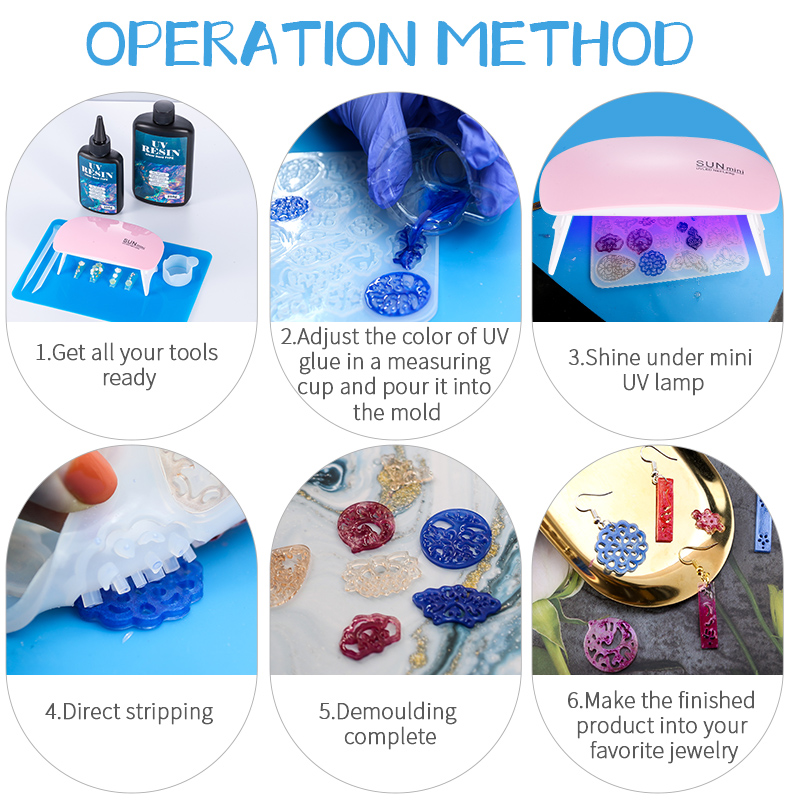 УФ-смола 100/200/300 г, тверда – обзор и цена Epoxy Uv Resin Kit