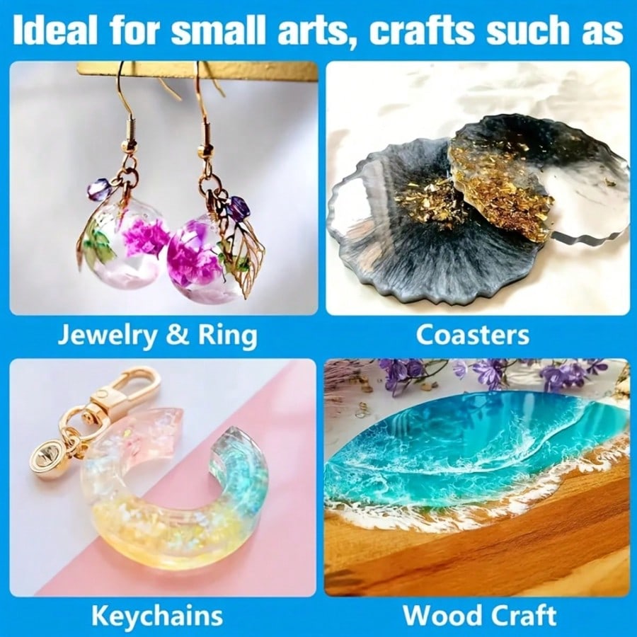 Кристально чистая эпоксидная с – обзор и цена Resin Jewelry Kit
