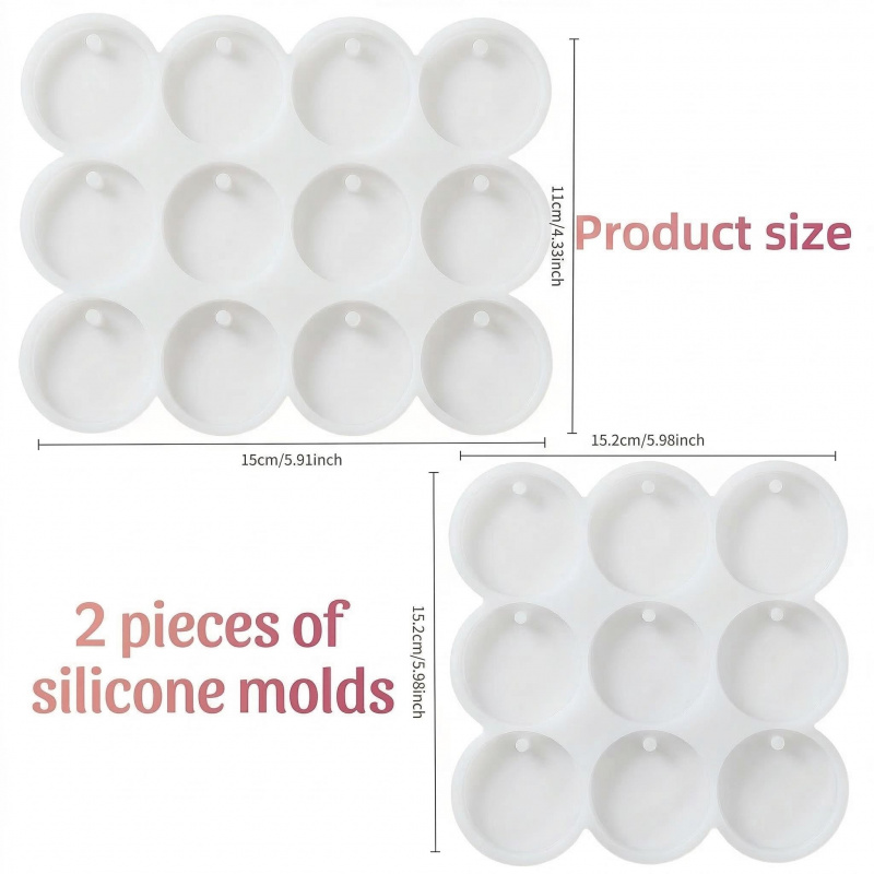 2 формы для брелоков из смолы, – обзор и цена Serving Tray Mold