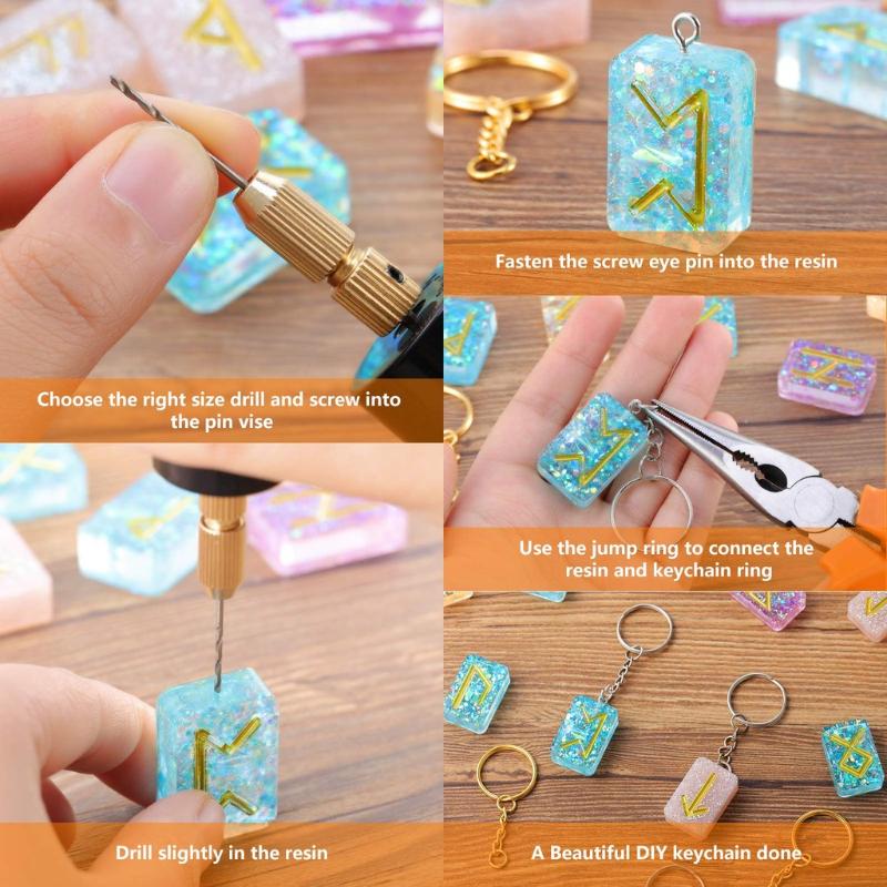 Мини-дрель USB с 3 насадками,  – обзор и цена Resin Craft Workshop