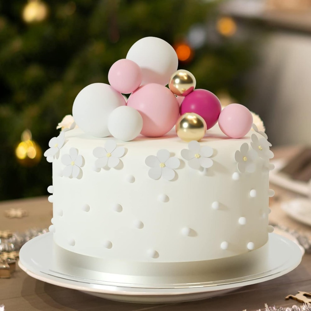20 шт. шаров для торта «С Днем – обзор и цена Gold Foil Flakes